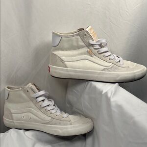 Vans Off-White High-Top Sneakers